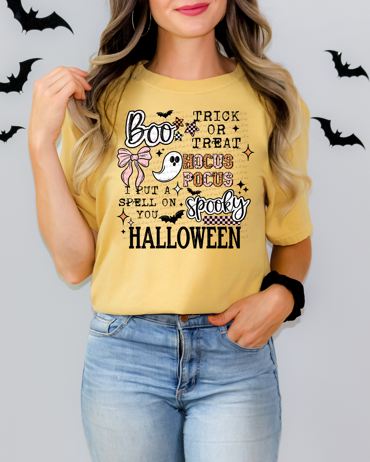 Spooky Quotes Black Font 108705 DTF transfer