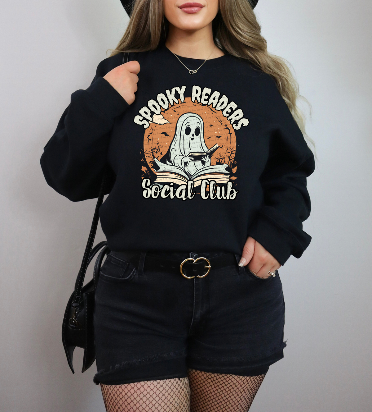 Spooky Readers Social Club Vintage 54309 DTF transfer