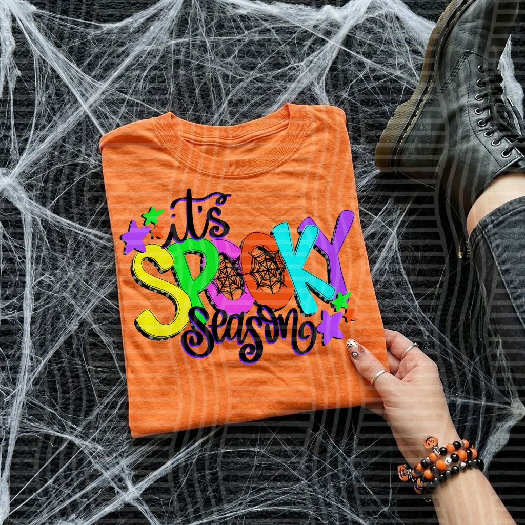 It's spooky season colorful (caplinger) DTF Transfer