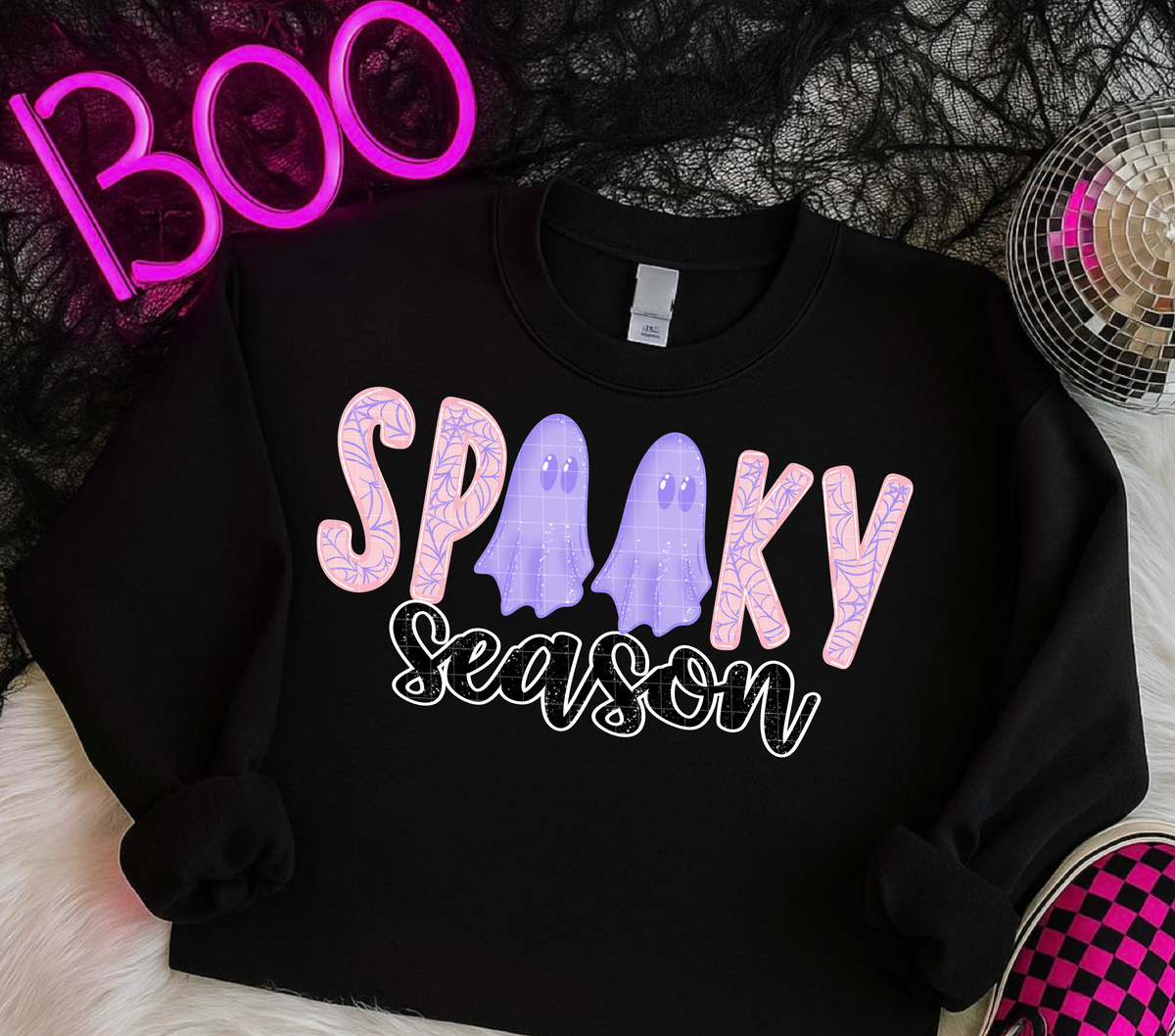 Spooky season pink and purple (Linda) DTF Transfer