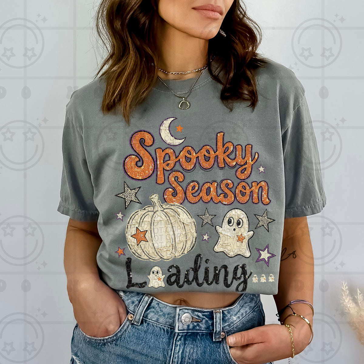 Spooky season loading (HW) DTF Transfer