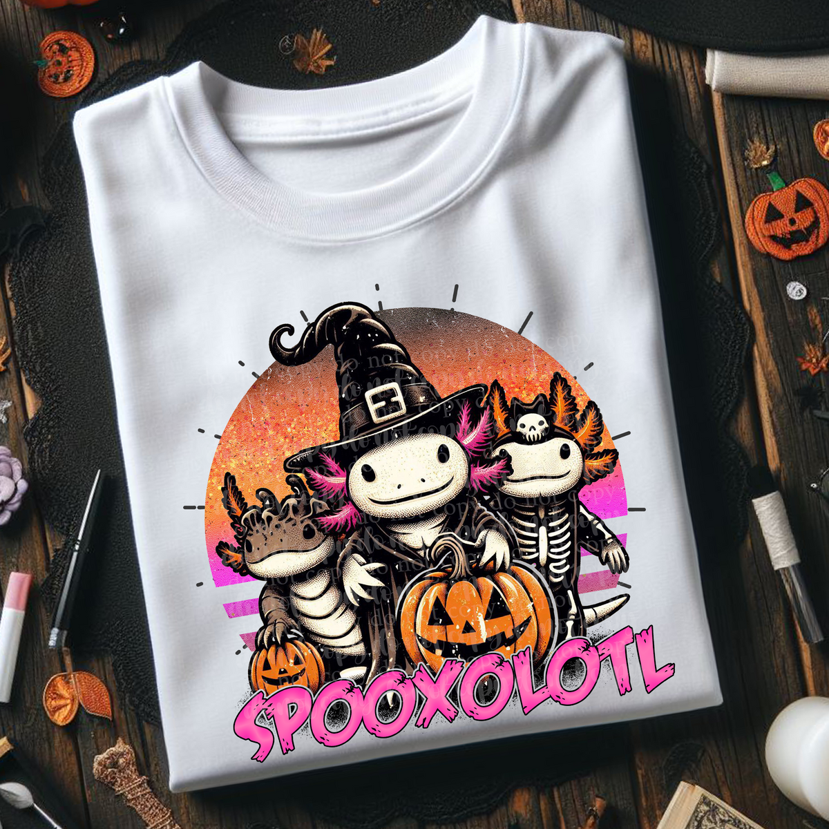 Spooxolotl 68447 DTF transfer