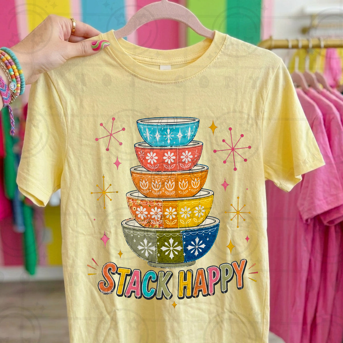 Stack happy (HW) DTF Transfer