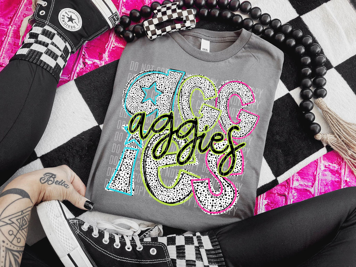 Aggies Stone 54767 DTF transfer