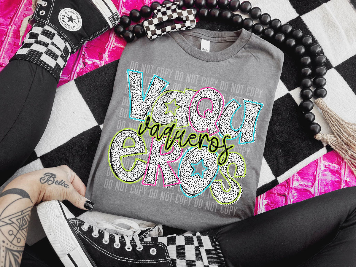 Vaqueros Star Dalm Stone 54868 DTF transfer