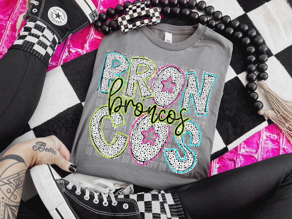 Broncos Star Dalm Stone 54776 DTF transfer