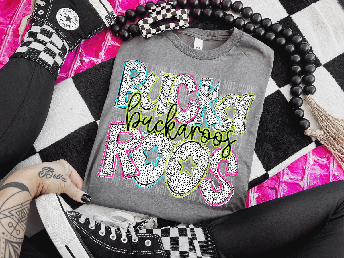 Buckaroos Star Dalm Stone 54778 DTF transfer