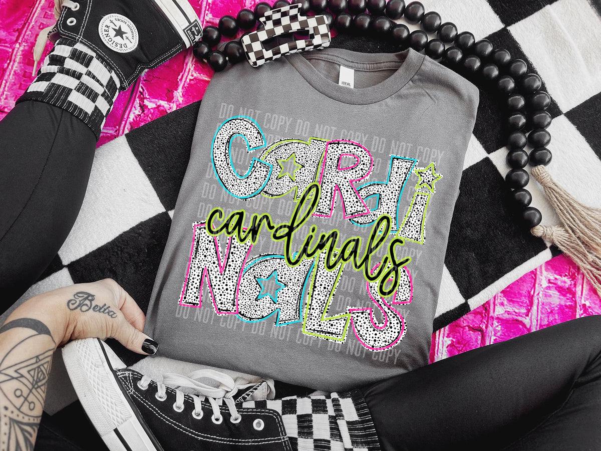 Cardinals Star Dalm Stone 54781 DTF transfer