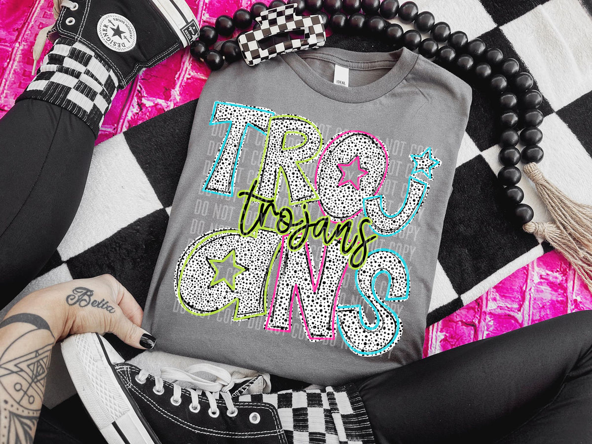 Trojans Star Dalm Stone 54867 DTF transfer