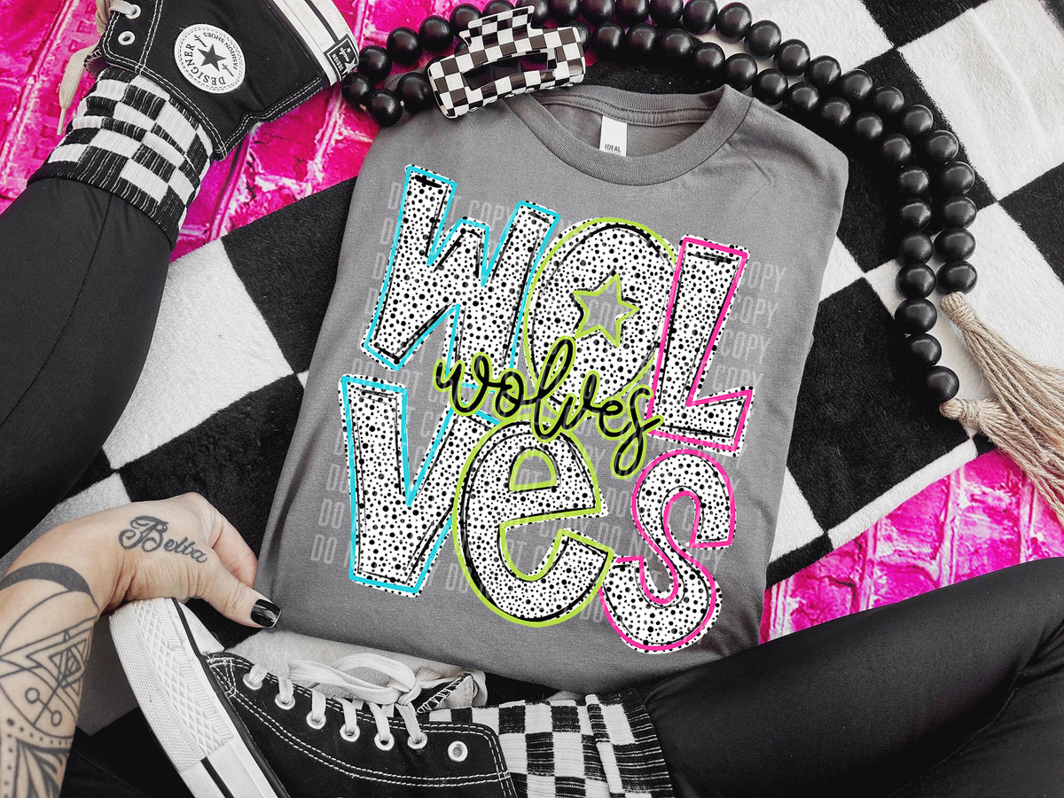 Wolves Star Dalm Stone 54878 DTF transfer