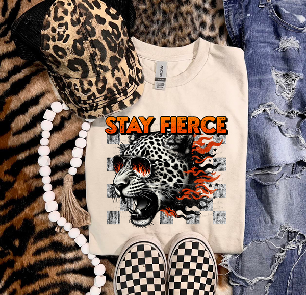 Stay Fierce Animal Print 74821 DTF Transfer