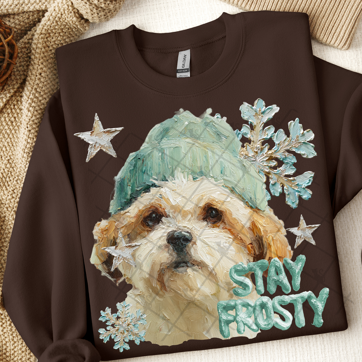 Shih Tzu frosty (TTD) DTF Transfer