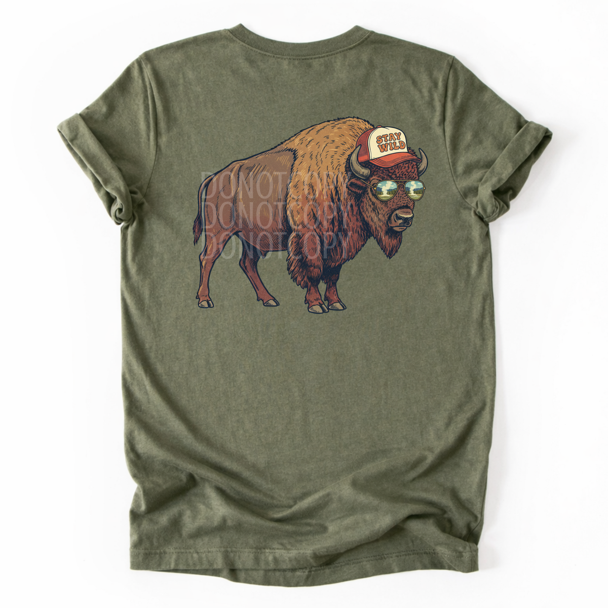 Stay wild buffalo (CSG) DTF Transfer