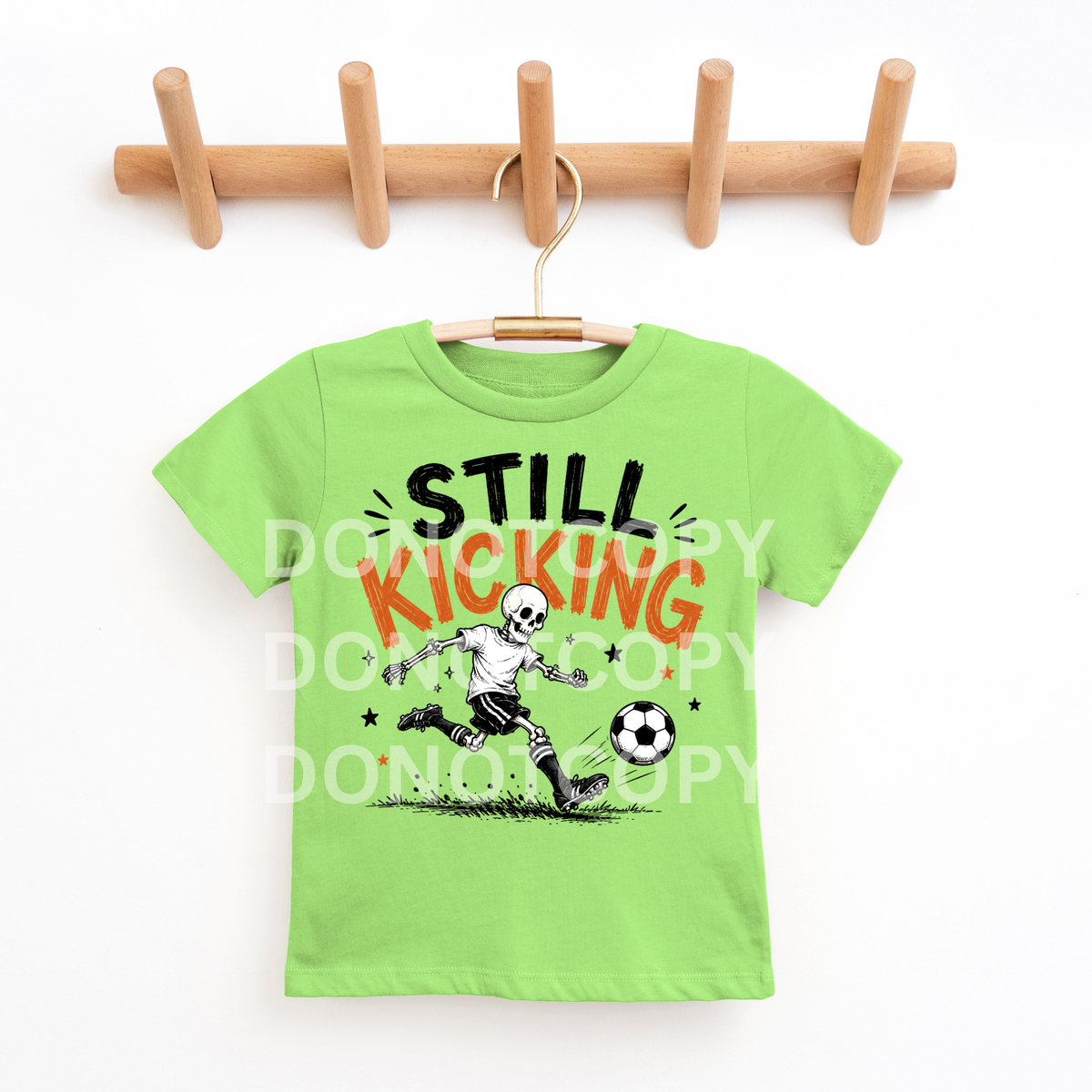 Still kicking skeleton (CSG) DTF Transfer