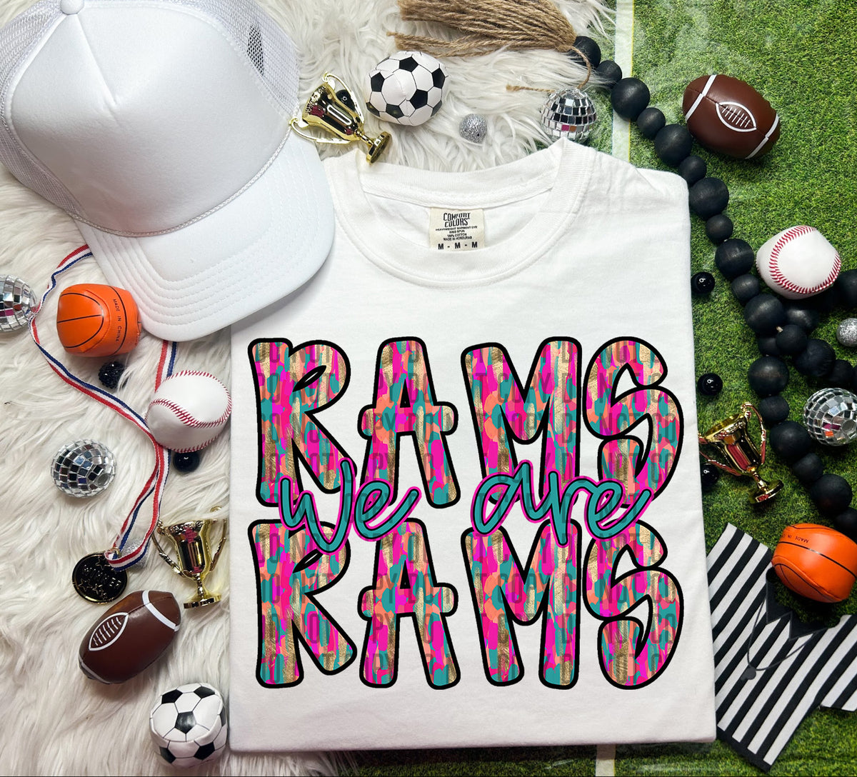 We Are Rams Brushstroke (CITY) 69766 DTF transfer