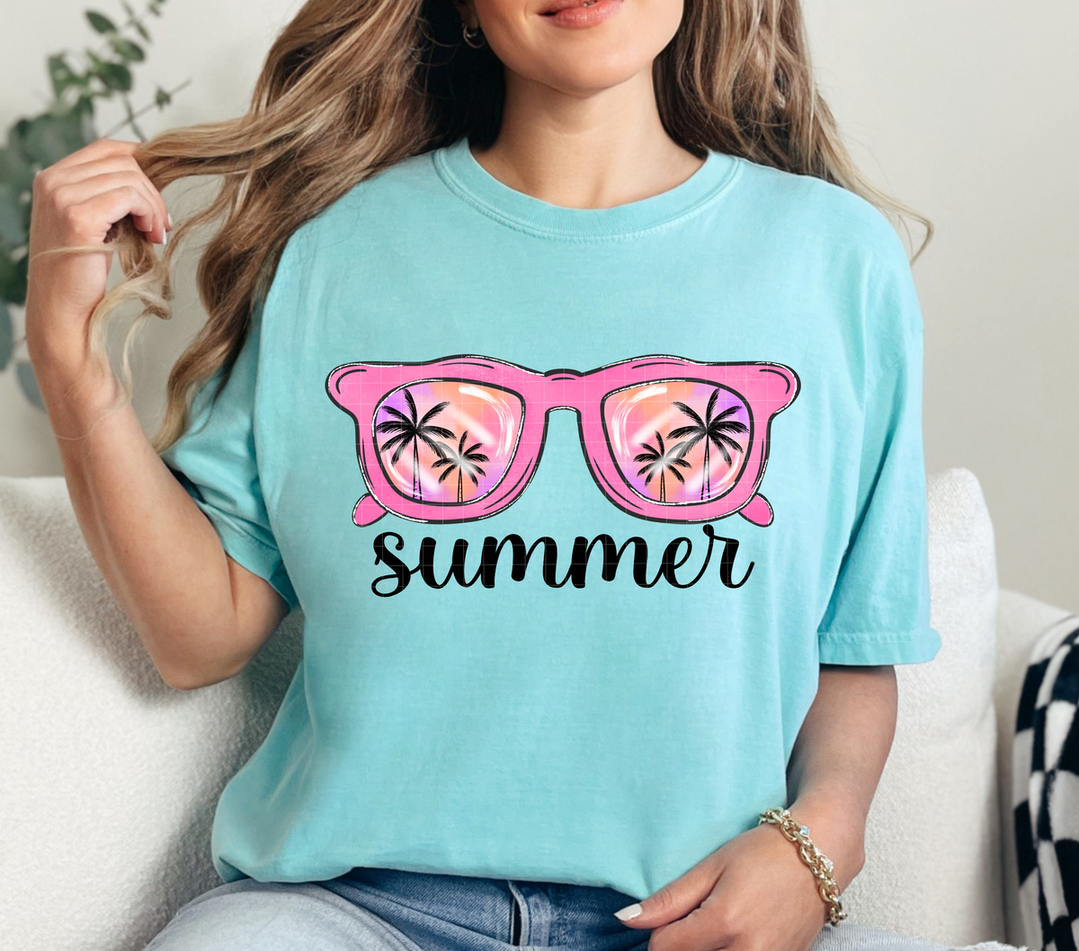 Summer glasses (40e) DTF Transfer
