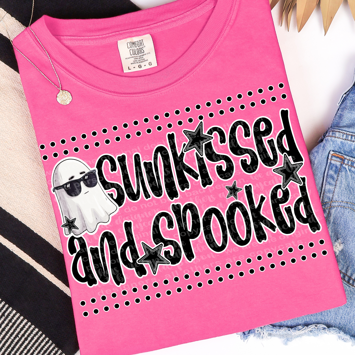 Sunkissed and spooked (TTD) DTF transfer