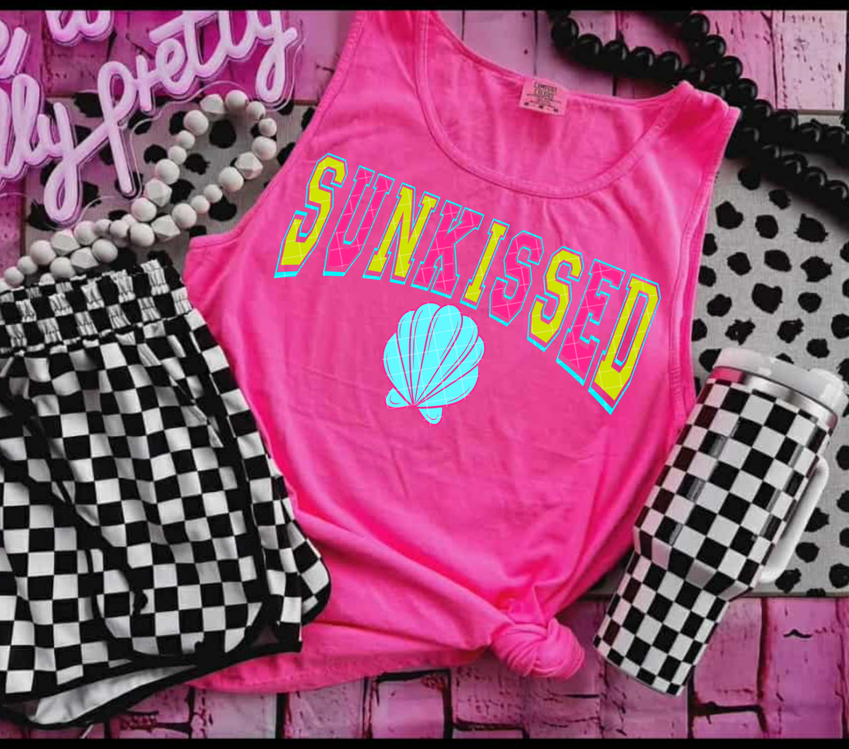 Sunkissed blue seashell (40e) DTF Transfer