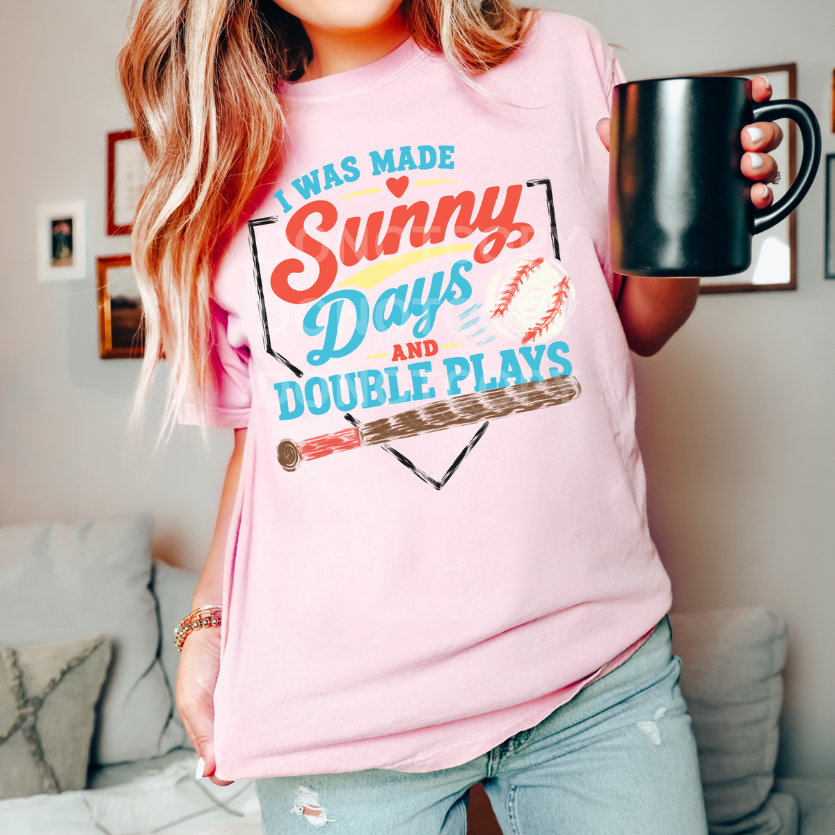 I was made sunny days and double plays (CSG) DTF Transfer