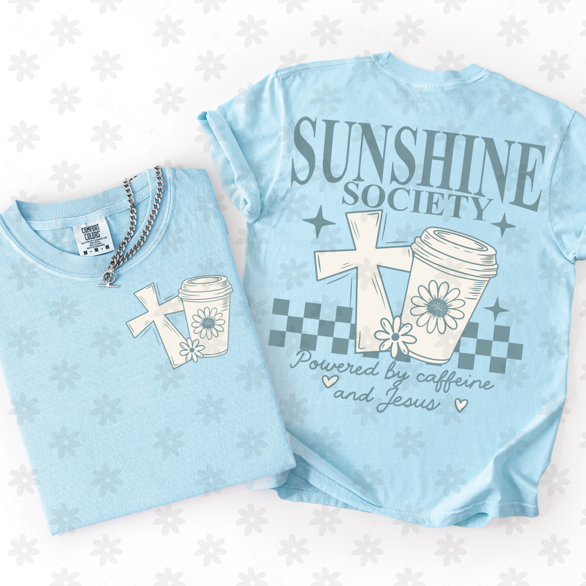 Sunshine society (BACK ONLY) (Dyed) DTF Transfer