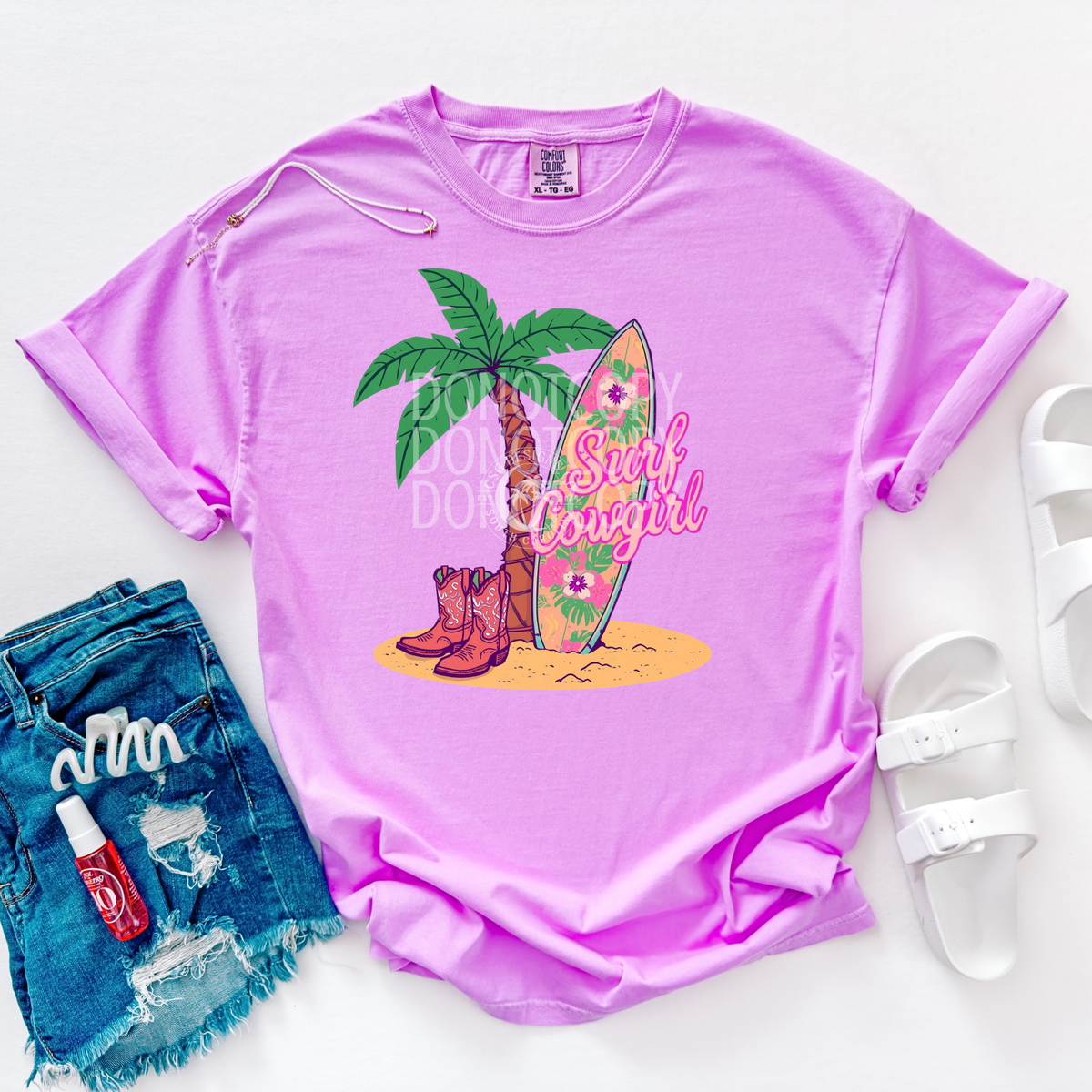 Surf cowgirl (CSG) DTF Transfer