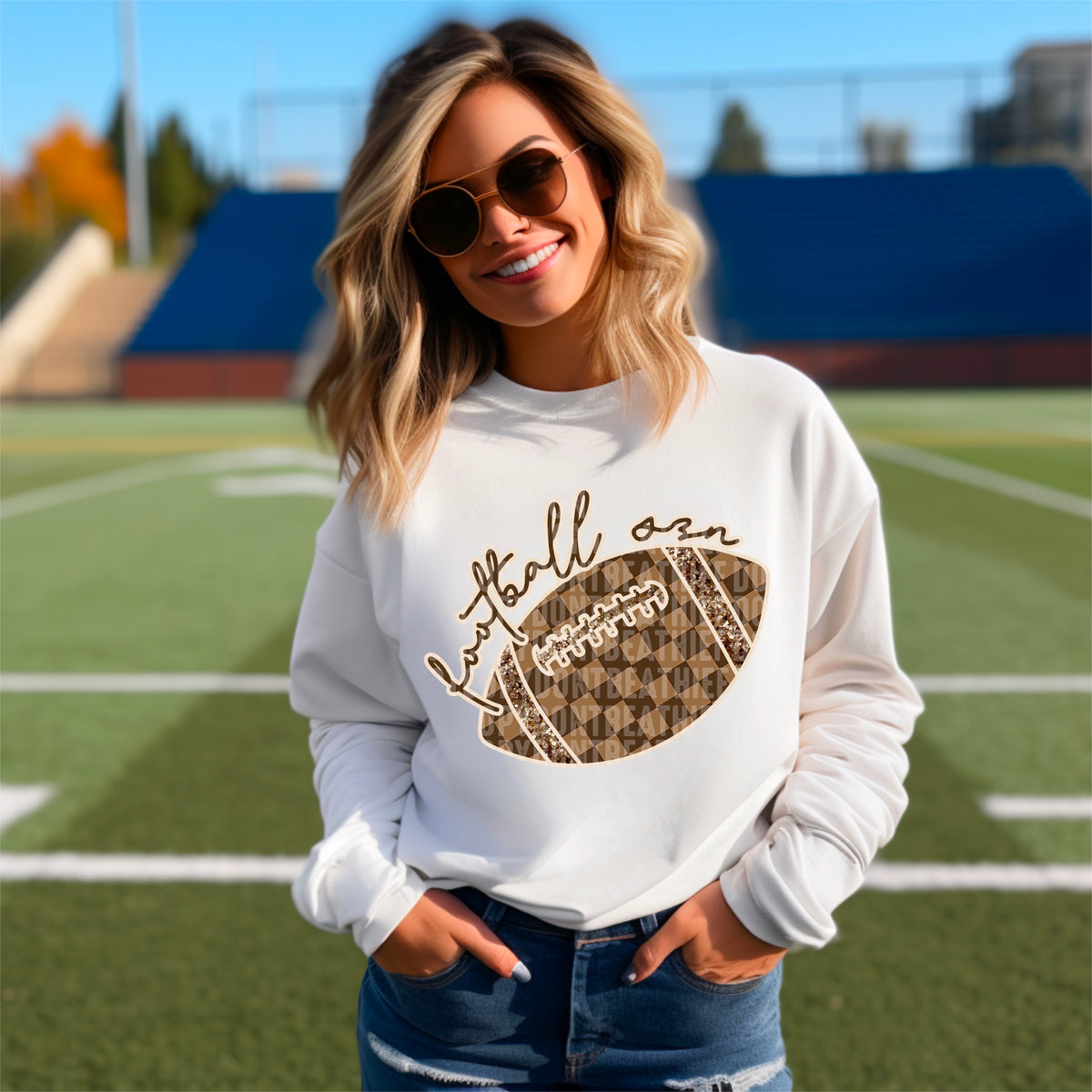 Football Checkered 104578 DTF transfer