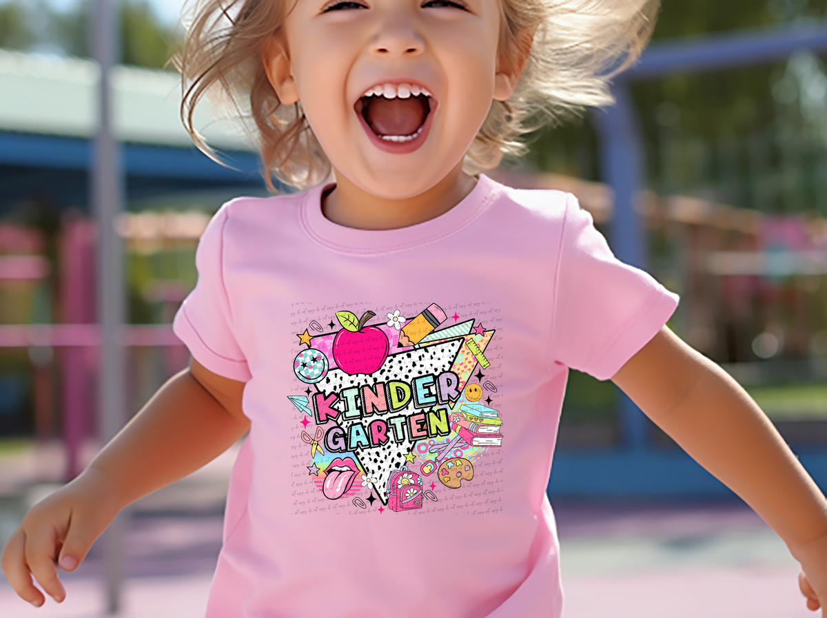 Kindergarten dalmatian triangle 68679 dtf transfer