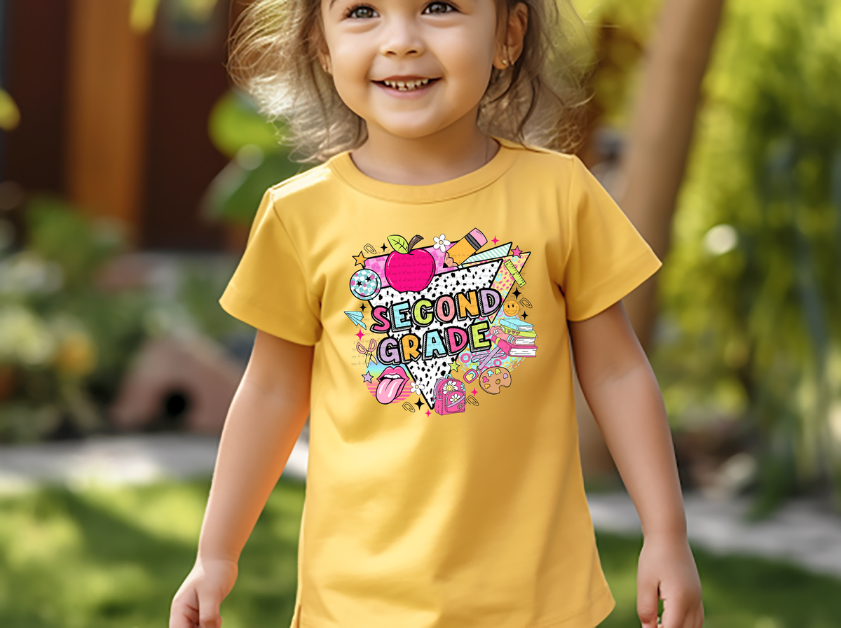 Second grade dalmatian triangle 68666 dtf transfer