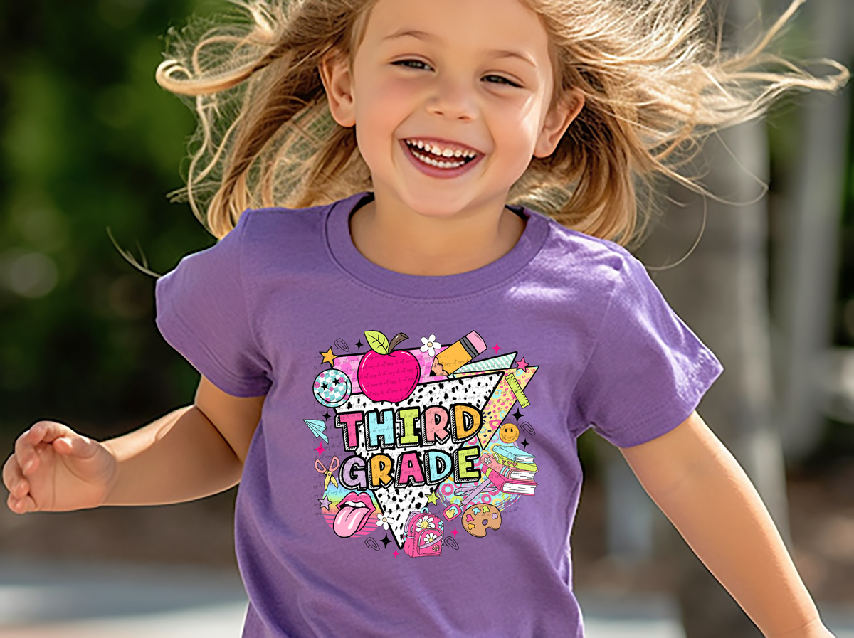 Third grade dalmatian triangle 68668 dtf transfer