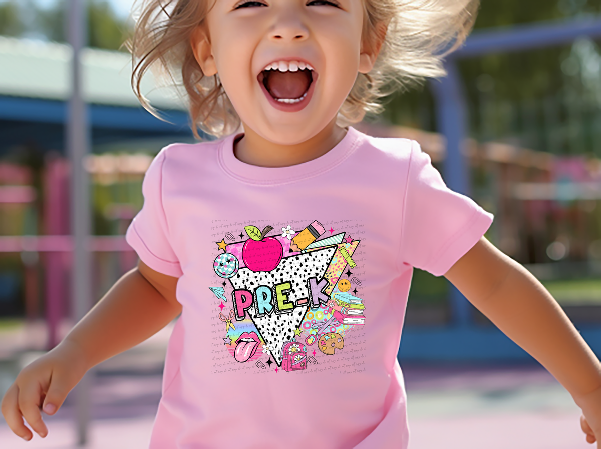 Pre-k dalmatian triangle 68680 DTF transfer