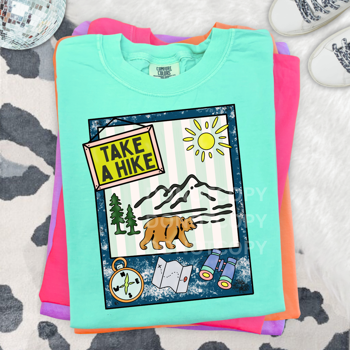 Take a hike polaroid (CSG) DTF Transfer