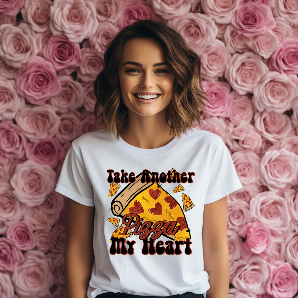 Take Another Pizza My Heart 116990 DTF Transfer