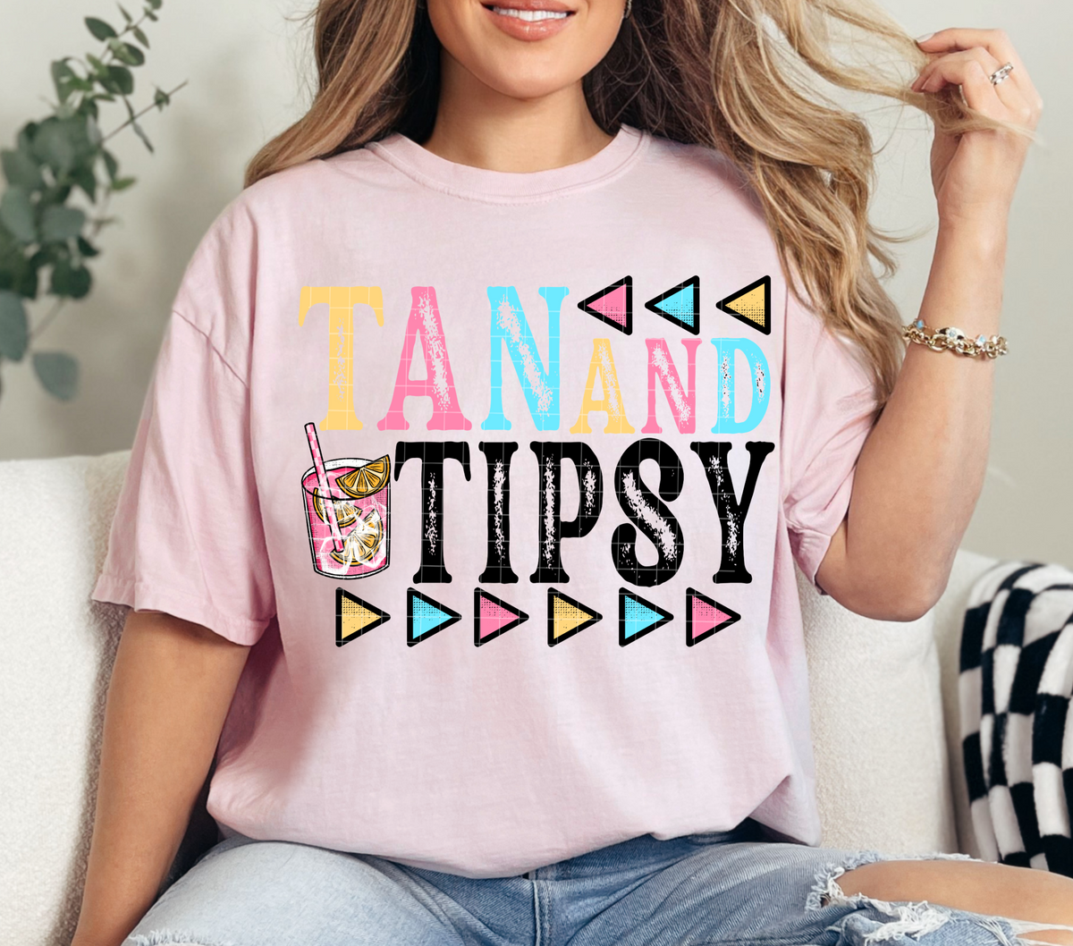 Tan and tipsy (40e) DTF Transfer