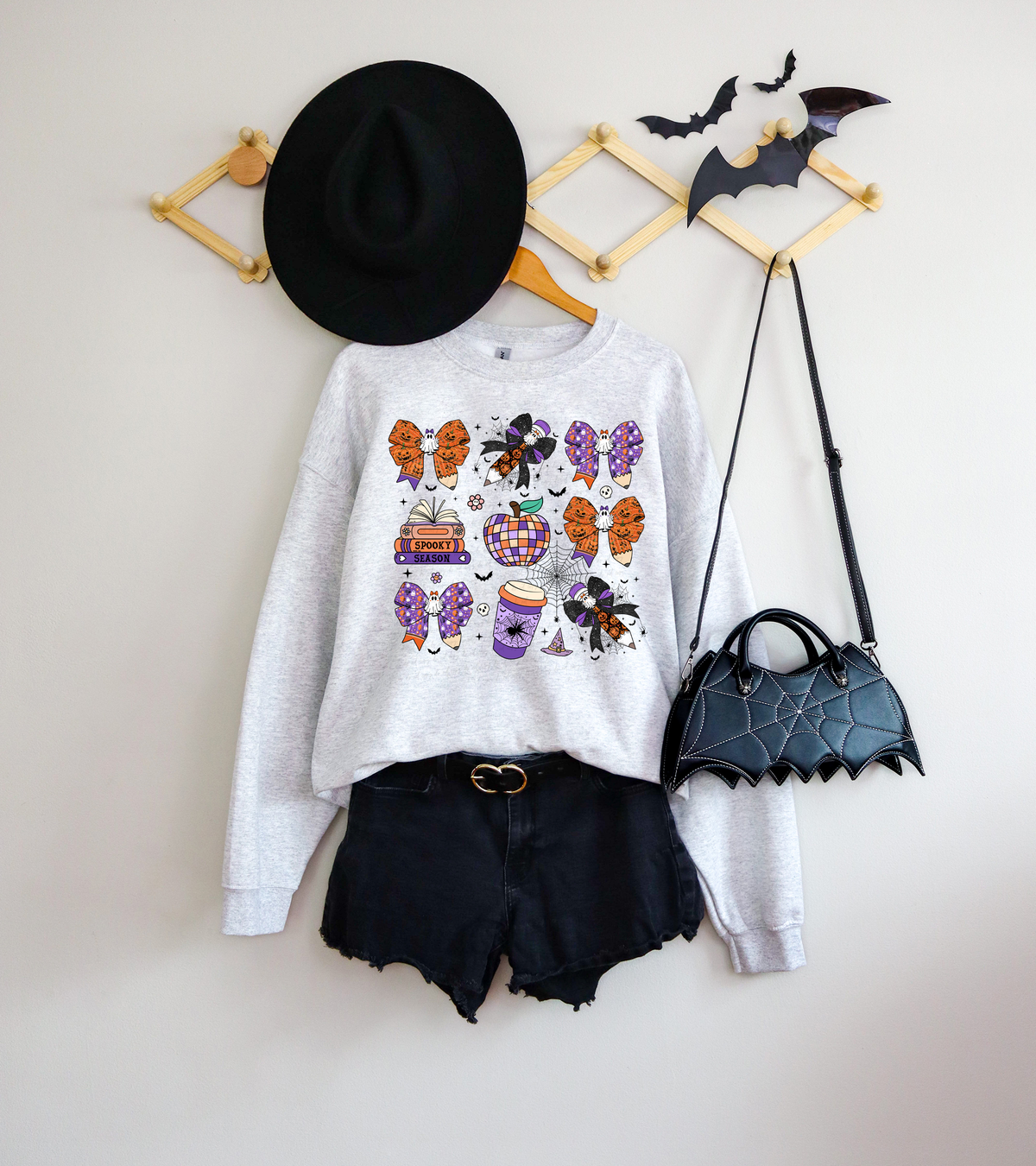 Teacher Halloween Pencil Grid 108934 DTF transfer