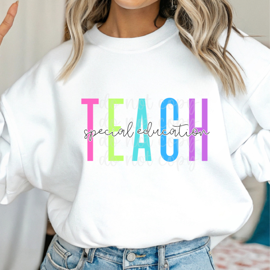 Teach Special Education (PARKER) 101810 DTF transfer