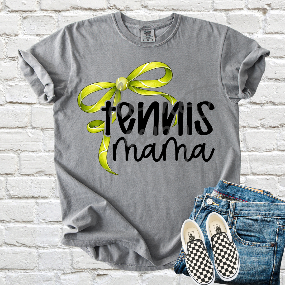 Tennis mama bow (Parker) DTF Transfer
