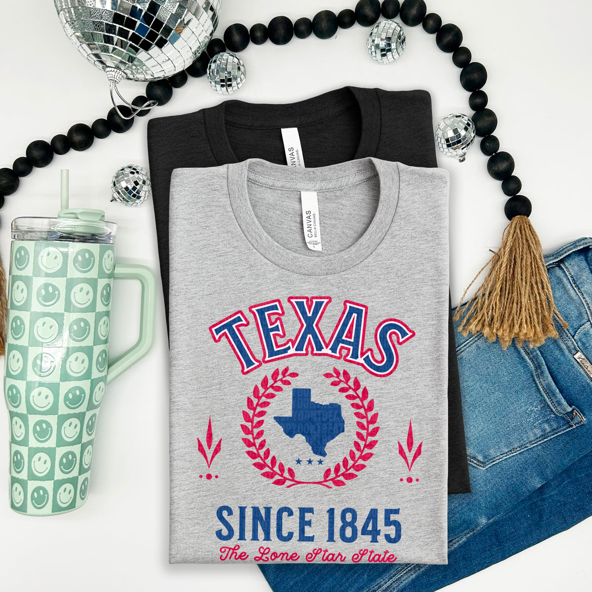 Texas Varsity Letters RED and BLUE 105117 DTF transfer