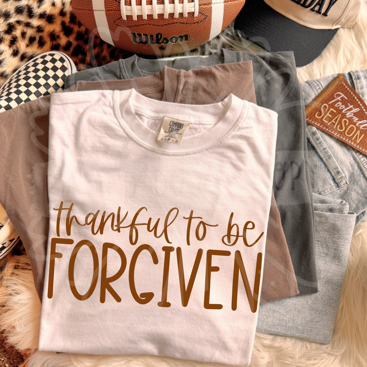 Thankful to be forgiven (Vehement) DTF Transfer