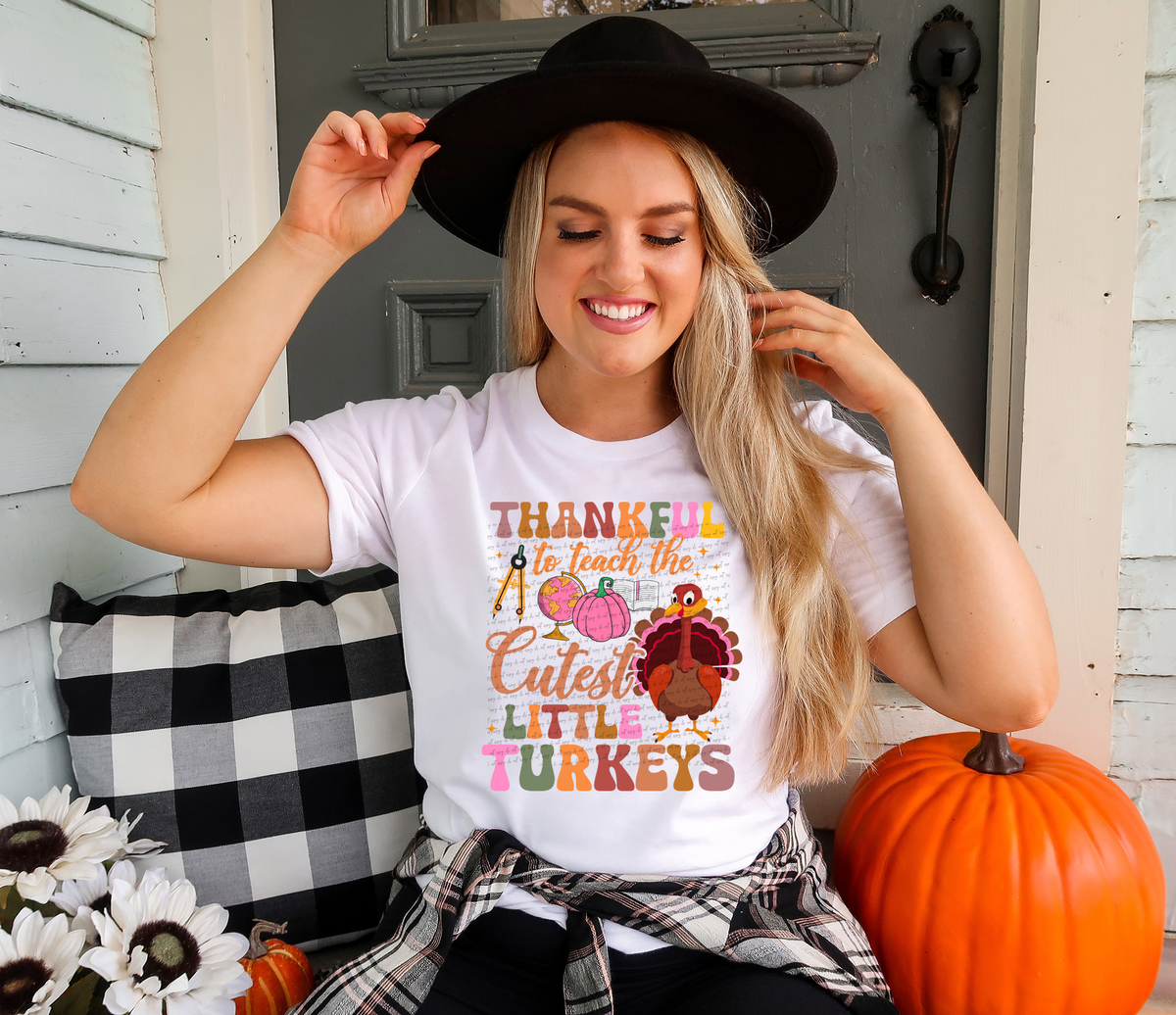 Thankful To Teach The Cutest Little Turkeys 42422 DTF transfer