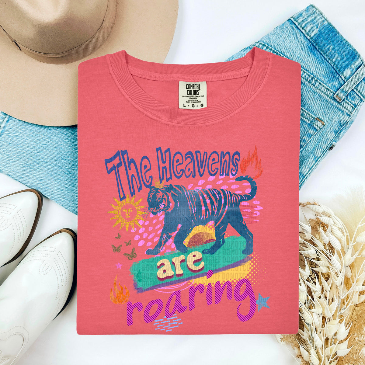 The Heavens Are Roaring 104399 DTF transfer