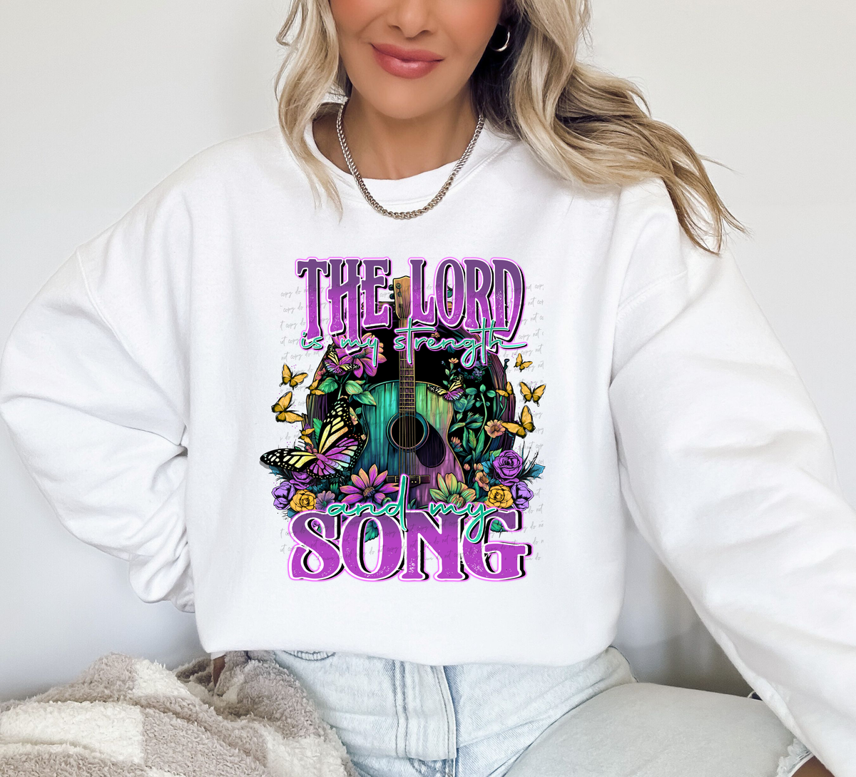 The Lord Is My Strength And My Song 74636 DTF Transfer