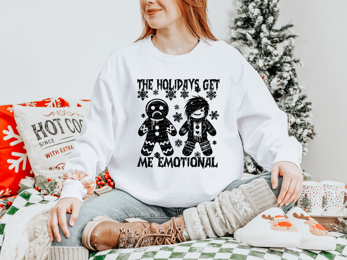 The Holidays Get Me Emotional Gingerbread 66155 DTF transfer