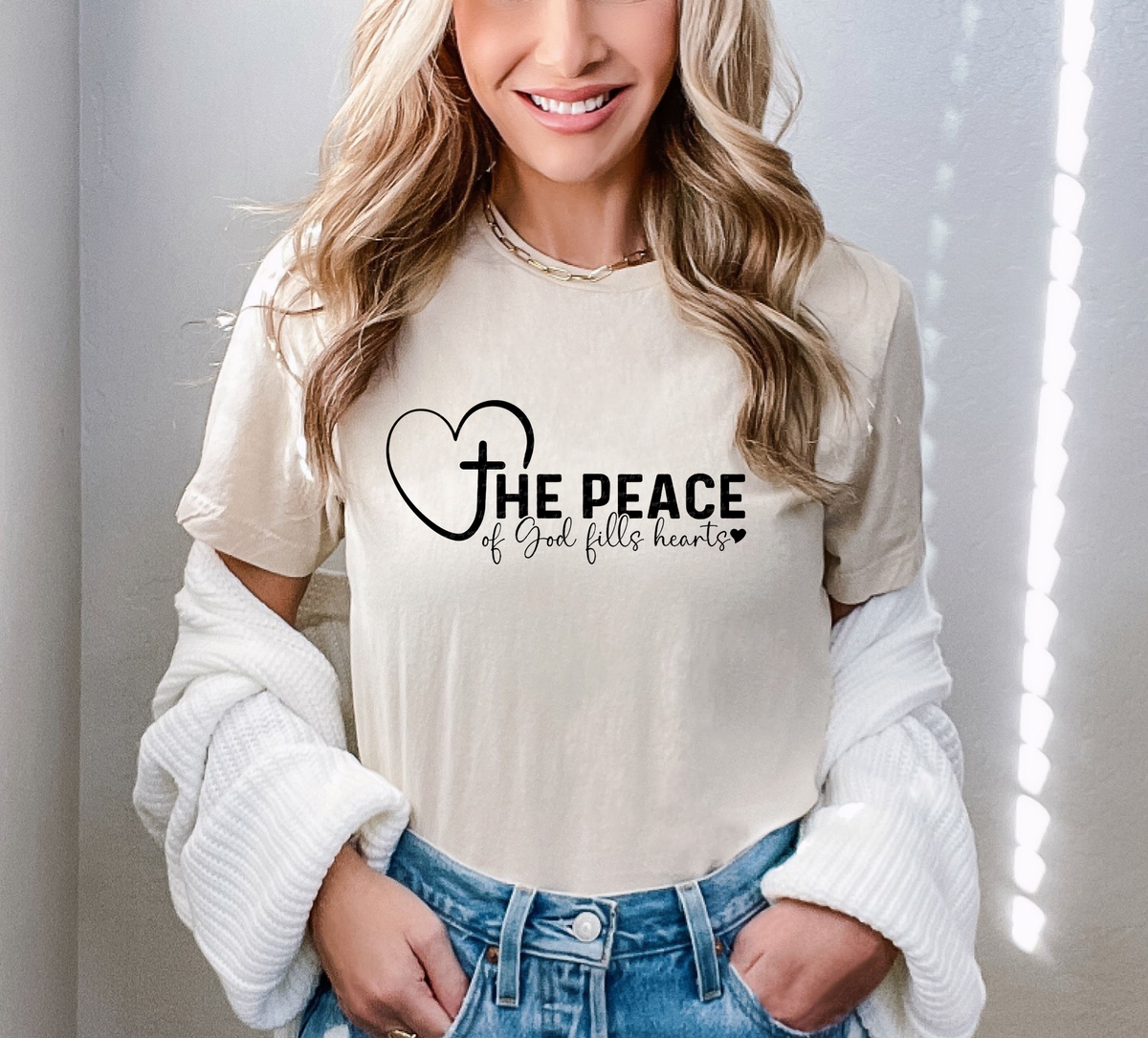 The Peace Of God Fills Hearts 76303 DTF Transfer