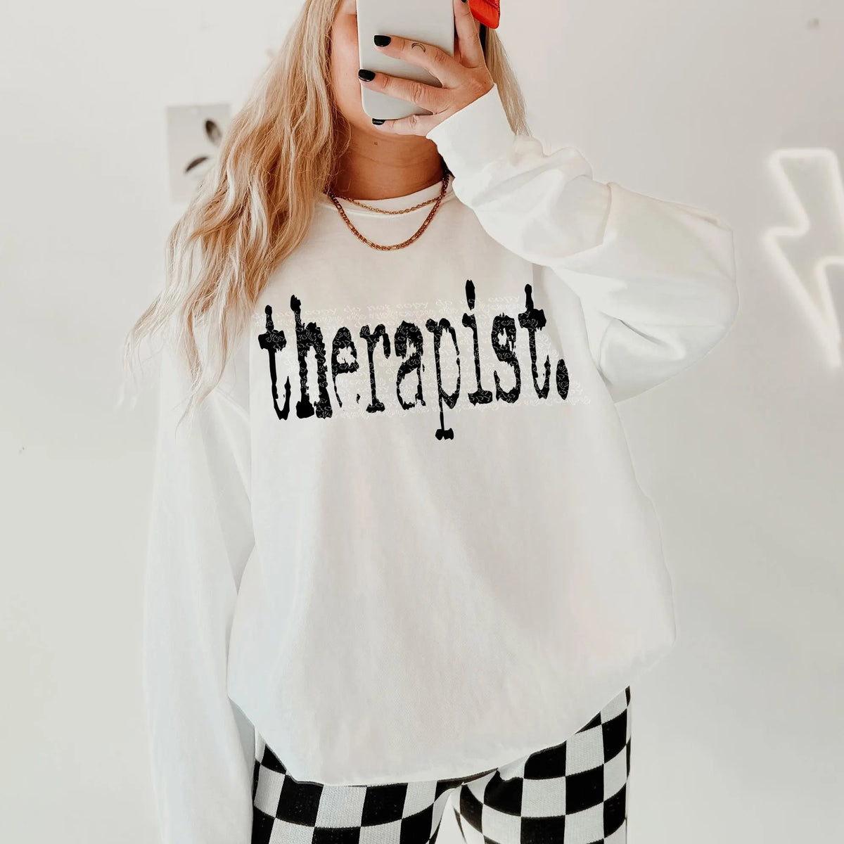 Therapist Typography (TTD) DTF transfer