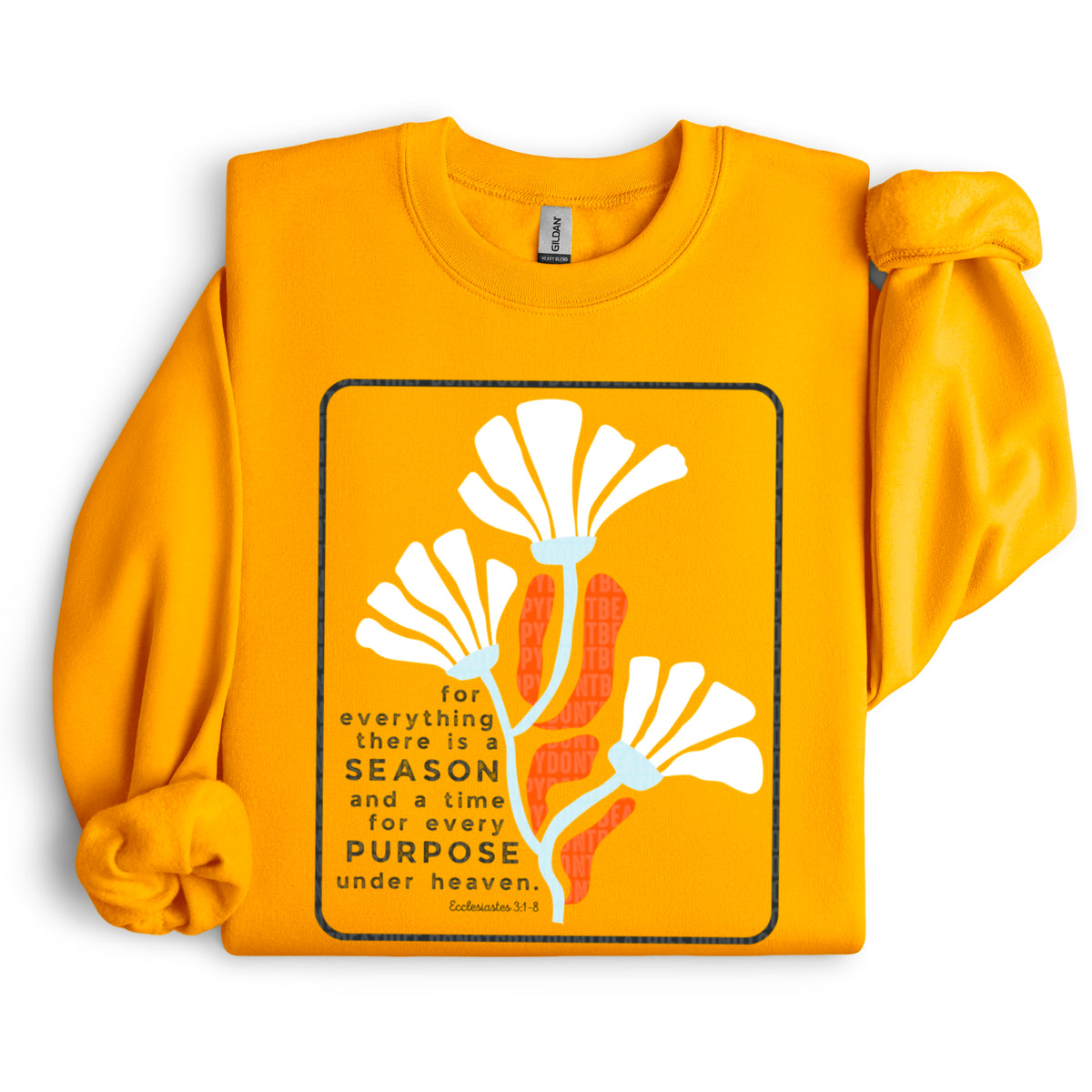 For everything there is a season cream frame 106048 DTF transfer