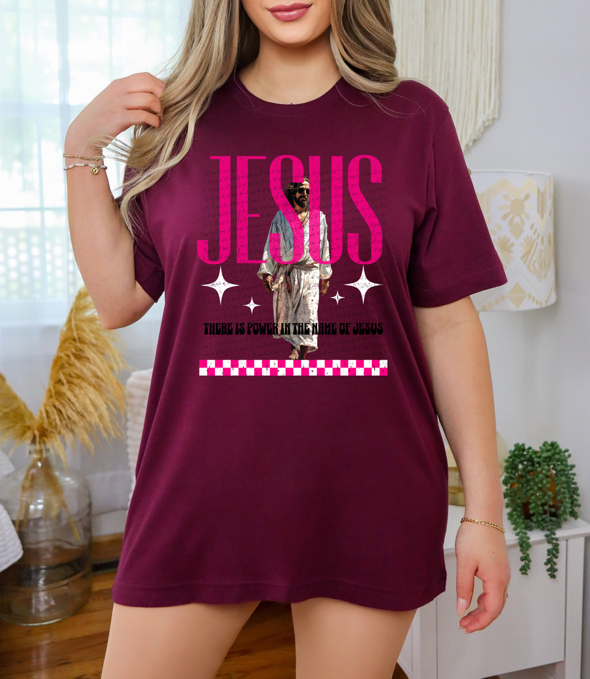 There Is Power In The Name Of Jesus 59589 DTF Transfer