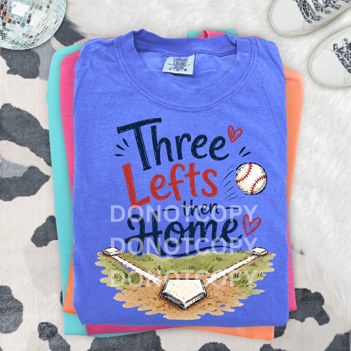 Baseball three lefts then home (CSG) DTF Transfer