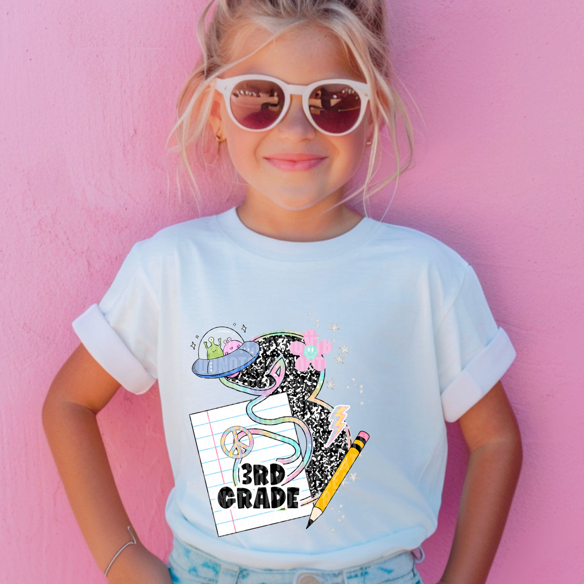 3rd Grade Paper Pencil 104573 DTF transfer