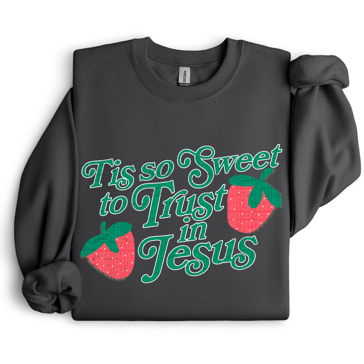 Tis so sweet to trust in Jesus 106050 DTF transfer