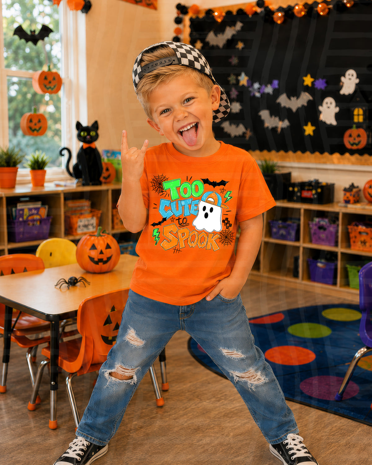 To cute to spook BOY (Caplinger) DTF Transfers
